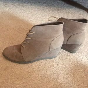 Wedge booties